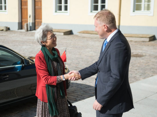 Kohtumine Hiina Rahvavabariigi Rahvakongressi väliskomisjoni esimehe Fu Yingiga ja teda saatva delegatsiooniga